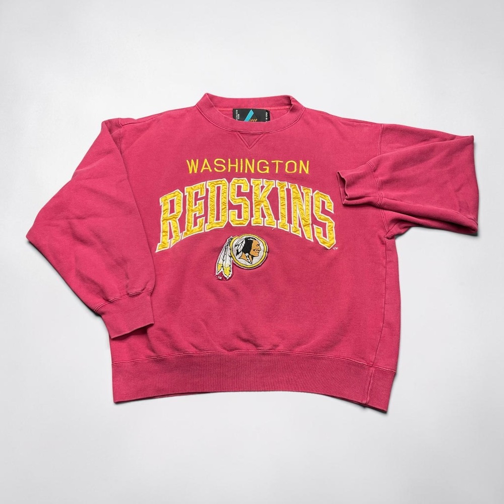 Vintage Logo Athletic Washington Redskins Sweatshirt Mens Large Burgundy 90s NFL